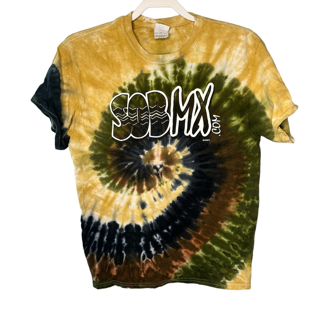 Colortone “SOBMIX.COM” Tie-dye T-shirt Size Medium